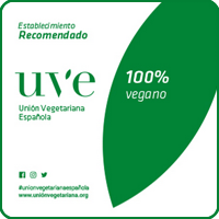 Distintivo UVE 100% vegano