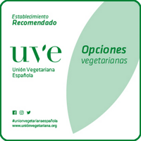Distintivo UVE opciones vegetarianas